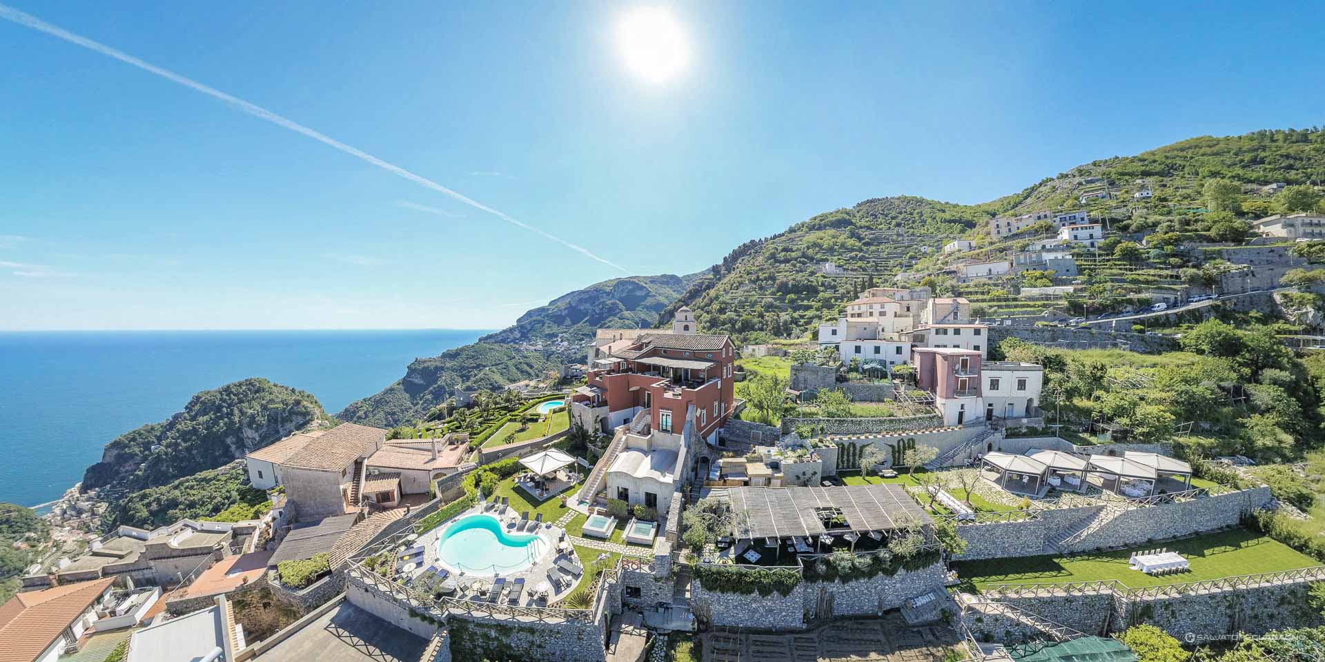 Wedding - Aerial - Drone - Palazzo Pascal - Scala - Amalfi Coast