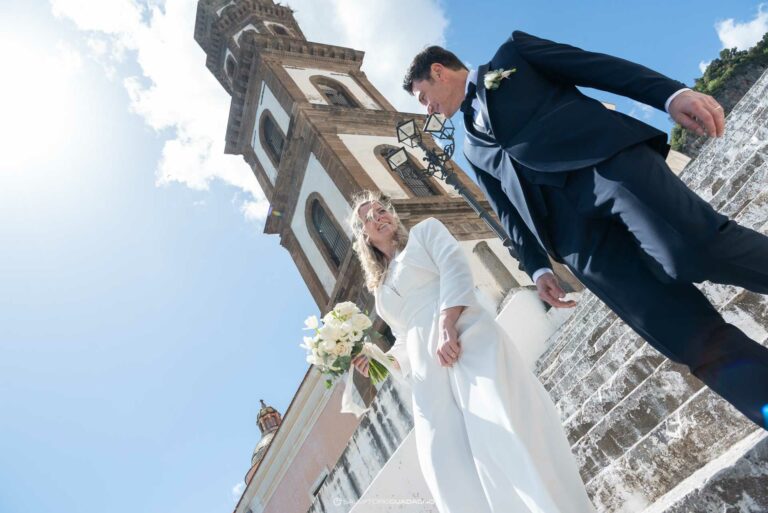 Wedding photographer in romantic Atrani, on the Amalfi Coast