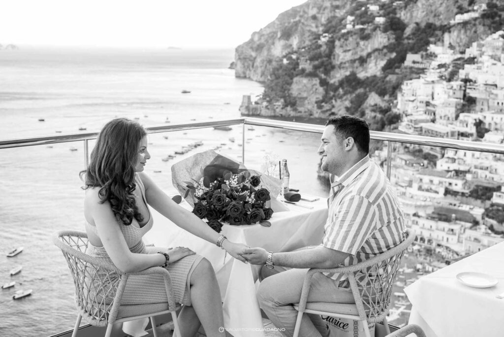 Photo shooting for surprise wedding proposals in Positano, Amalfi Coast