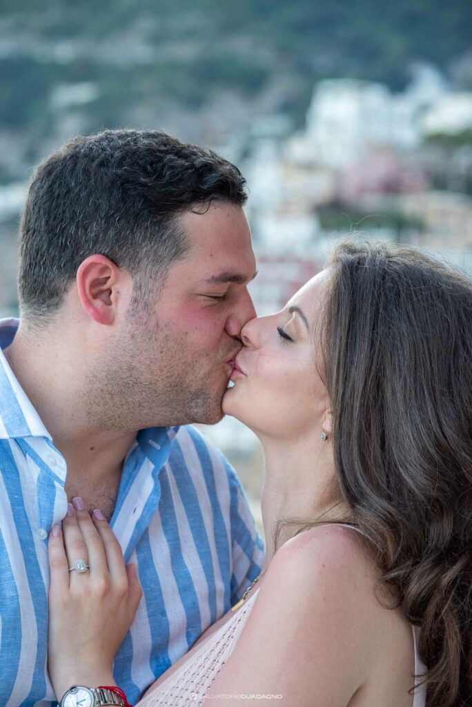 Photo shooting for surprise wedding proposals in Positano, Amalfi Coast