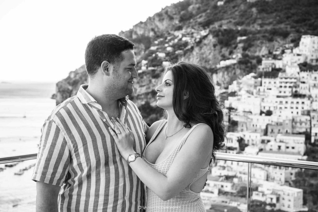 Photo shooting for surprise wedding proposals in Positano, Amalfi Coast