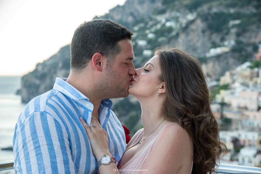 Photo shooting for surprise wedding proposals in Positano, Amalfi Coast